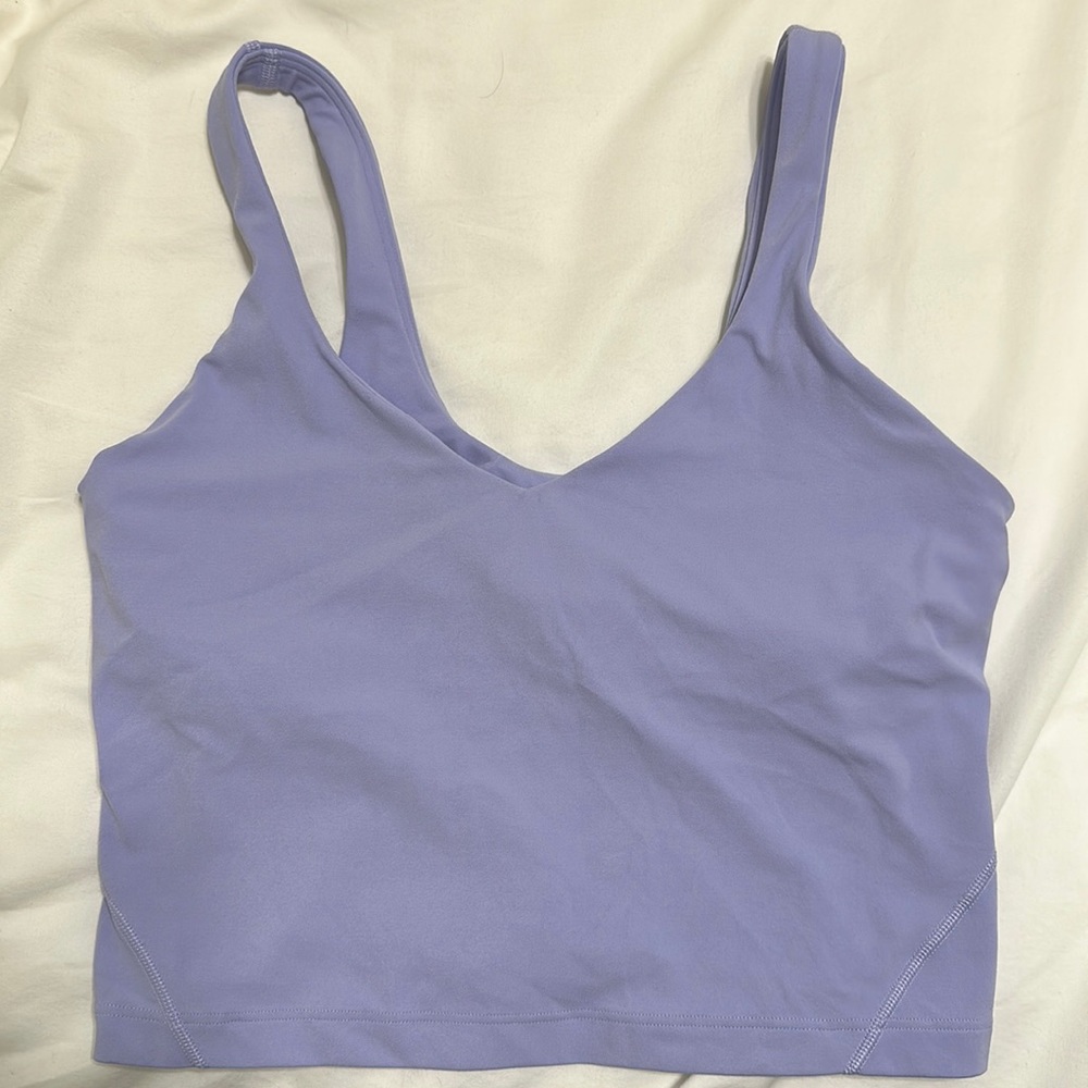 lululemon athletica Lavender V-Neck Tank Top